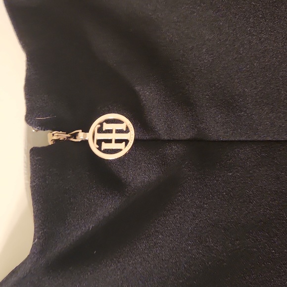 Tommy Hilfiger Navy Burgundy White Striped A-Line Dress | Sleeveless Fit & Flare - Picture 6 of 10